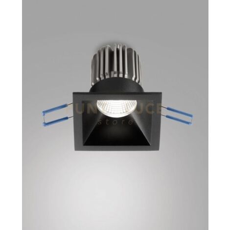 TOODLE FARETTO INCASSO QUADRATO 4000K 1270LM 11W NERO DIMMERABILE