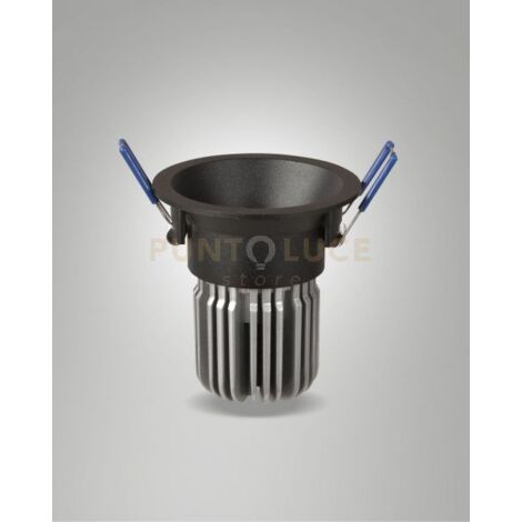 TOODLE FARETTO INCASSO TONDO 3000K 1250LM 11W NERO DIMMERABILE