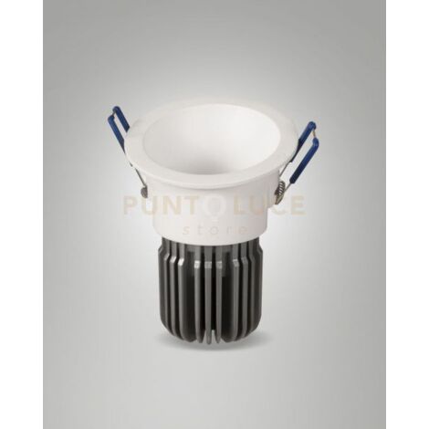 TOODLE FARETTO INCASSO TONDO ASIMMETRICO 2700K 1220LM 11W DIMMERABILE BIANCO