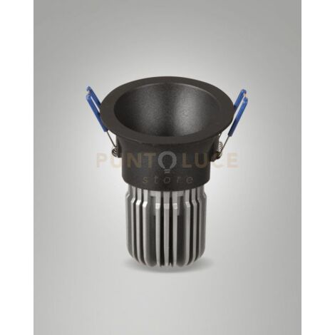 TOODLE INCASSO TONDO ASIMMETRICO 3000K 1250LM 11W NERO