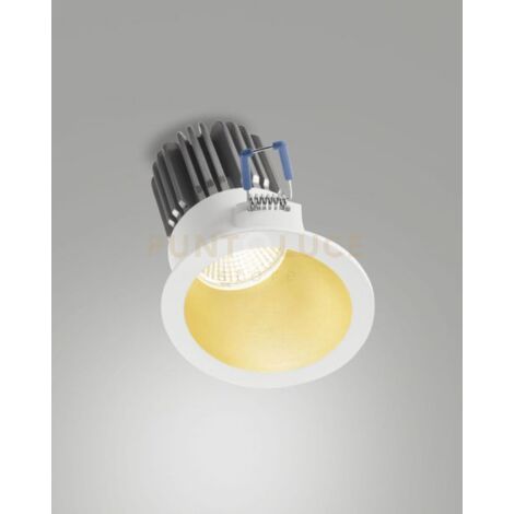 TOODLE INCASSO TONDO ASIMMETRICO 3000K 1250LM 11W ORO