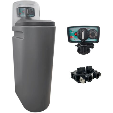 Toodo – Adoucisseur d'eau 25L – Vanne mécanique Fleck 5600 MV – Anti-calcaire pour foyers jusqu'à 6 personnes – Fabriqué en France