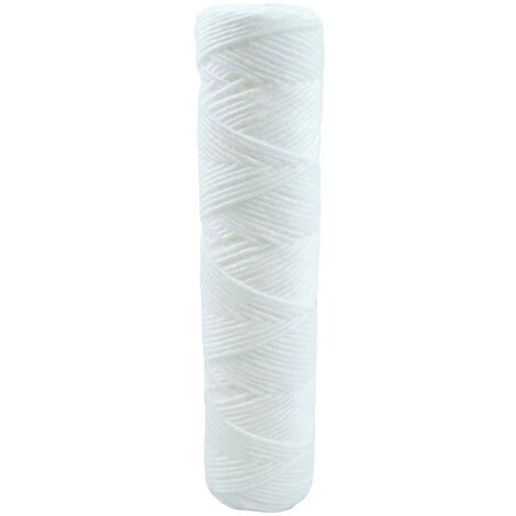 Toodo – Cartouche bobinée préfiltrante 9 pouces – Filtration 20 microns – Compatible avec porte-filtres 9'3/4 ou 10'
