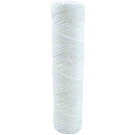 Toodo – Cartouche filtre à eau sédiments bobinée 9 pouces 3/4 – Filtration 10 microns – Polypropylène – Préfiltration pour eau potable