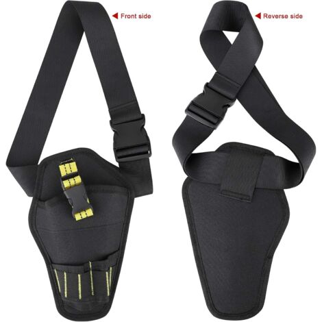 Tool Belt, Tool Holster Belt with Adjustable Belt and Open Buckles for Storing Tools and Drills