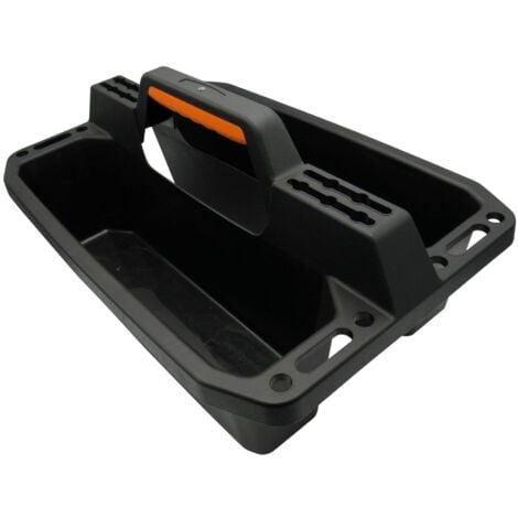 Tool Organiser Tote Carrier Tray (Case Utility Storage Heavy Duty Lightweight Ergonomic)