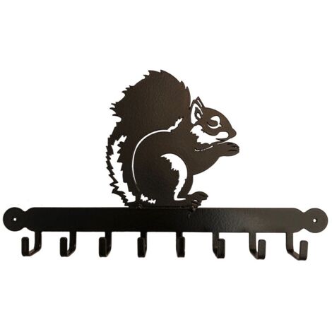 Tool Rack (Squirrel) - Steel - W54.6 x H30.5 cm - Black