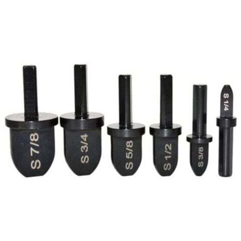 Tool set with drill bits + copper pipe extension for screwdriver or drill, drill bit set for pressing tool, 6 pieces MUMU