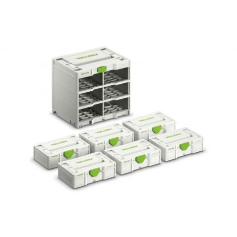 Toolbox Festool Systainer³ Rack SYS3-RK/6 M 337-Set