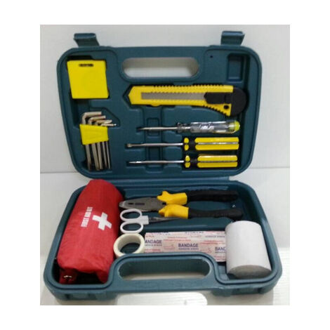 Toolbox KFZ-Reparatur-Werkzeugkoffer Werkzeugkoffer Home Zusammenstellung von Werkzeugsätzen für das Auto - großes 11-teiliges Set mit Sanitätstaschen-Modellen