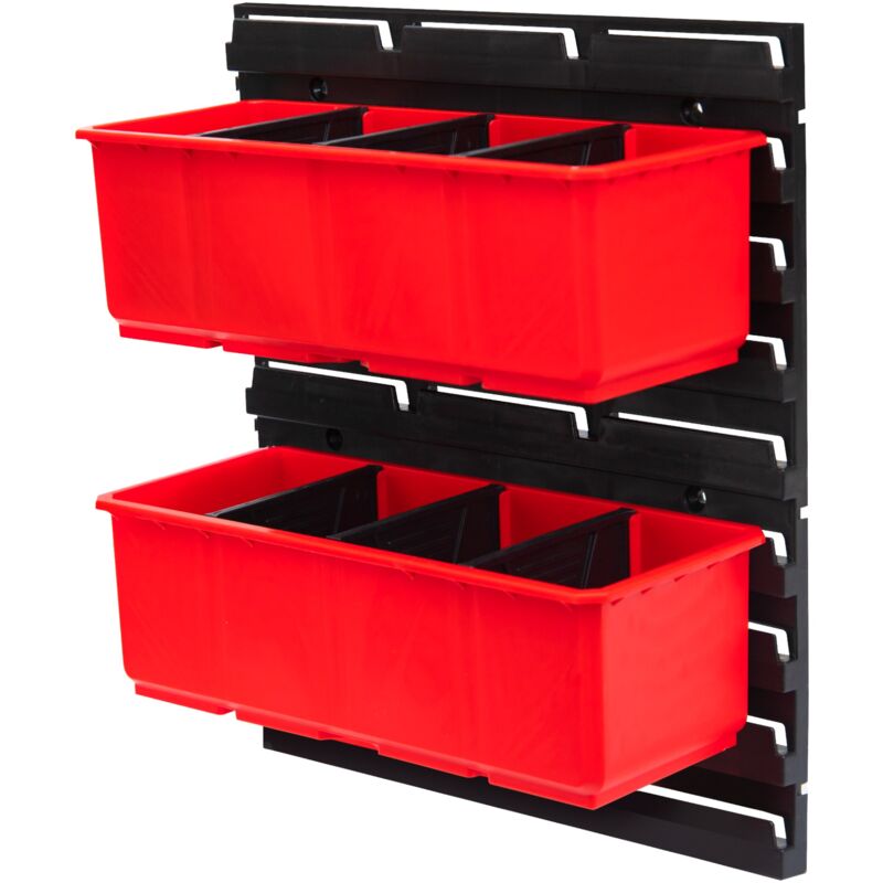 Toolbrothers - rhino Container Set Nr. 5 Paroi d'atelier avec 2 récipients pour rhino xxl Mallette hauteur m et Organizer hauteur xl