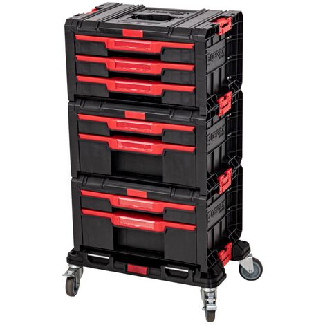 Toolbrothers RHINO L ECO Drawer Set 2x Drawer 2 + 1x Drawer 3 + Rollbrett
