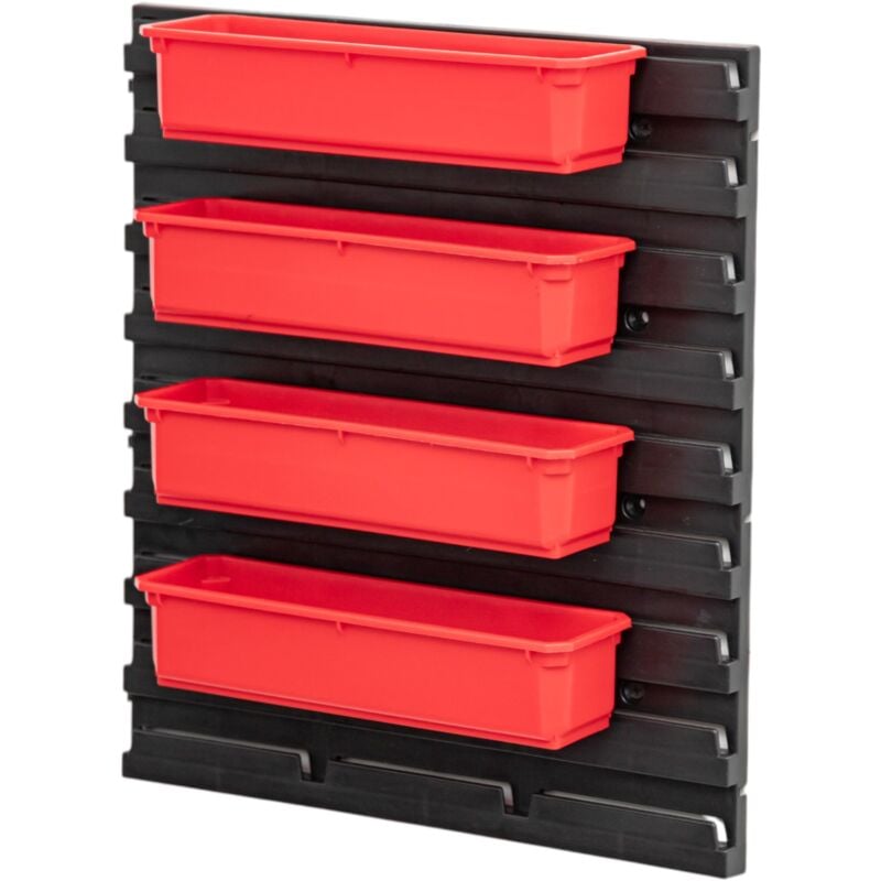 Toolbrothers - rhino Container Set Nr. 4 Paroi d'atelier avec 4 récipients pour l Organizer hauteur m+ / l et l Drawer 3