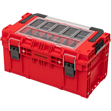 Toolbrothers RHINO XL Mallette à outils ULTRA Handling+ hauteur L 26 l IP66 avec séparateurs amovibles + boîtes