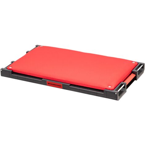 Toolbrothers RHINO XXL Multi Adapter Platte + abnehmbares Sitzpolster in Rot für Deine mobile Werkstatt