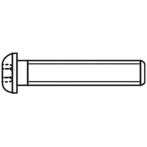 TOOLCRAFT 100 PEZZI LIKO INNEN6KANT A2 ISO 7380 M4X10