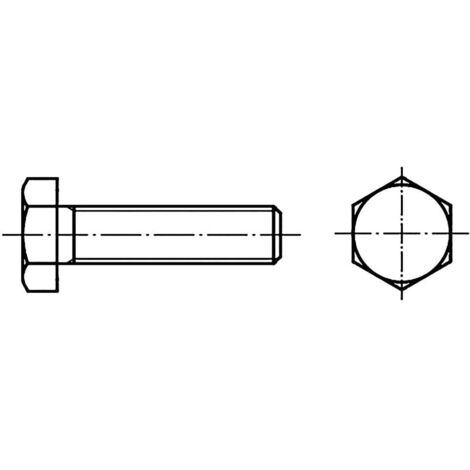 M3 x 30 mm A2 in Acciaio Inox Testa Esagonale Set Vite Bullone Esagonale DIN 933