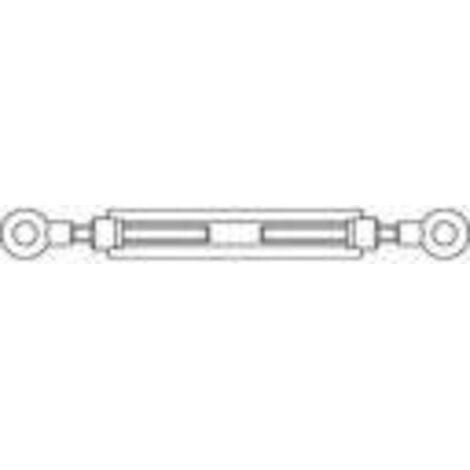 TOOLCRAFT 1066895 Tendeur à écrou M6 acier inoxydable A2 DIN 1480 1 pc(s)