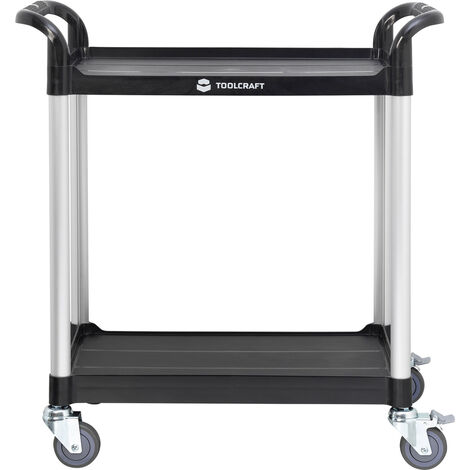 TOOLCRAFT 1296213 Servicewagen  Herstellerfarbe: Schwarz, Silber