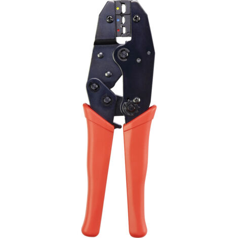 TOOLCRAFT  1486609 Crimpzange 1 Stück Isolierte Kabelschuhe, Isolierte Steckverbinder, Isolierte Sto