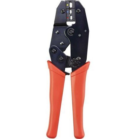 TOOLCRAFT 1486609 Pince à sertir 1 pièce pour cosses isolées, pour connecteurs enfichables isolés, p