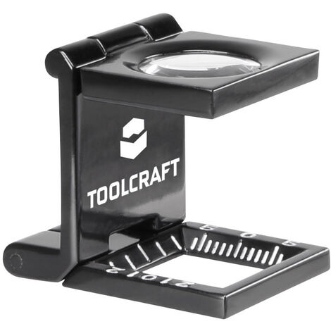 TOOLCRAFT 1505088  Fadenzähler  Vergrößerungsfaktor: 10 x Linsengröße: (Ø) 14 mm