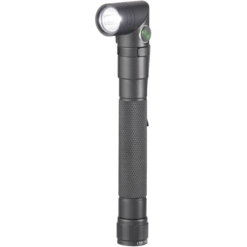 Toolcraft - Lampe de poche 2-in-1 led smd avec mode stroboscope, avec interface usb, réglable, avec clip ceinture à batte