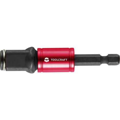 TOOLCRAFT 2159048 2 in 1 Schnellwechsel-Bithalter Länge 72mm Antrieb
