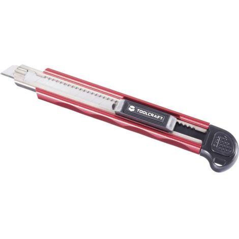 TOOLCRAFT 2207817 Lama Cutter 9 mm in alluminio