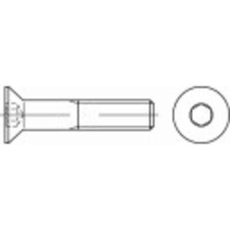 TOOLCRAFT 401642 Viti svasate M4 30 mm Interno Esagonale DIN 7991 Acciaio inox 100 pz.