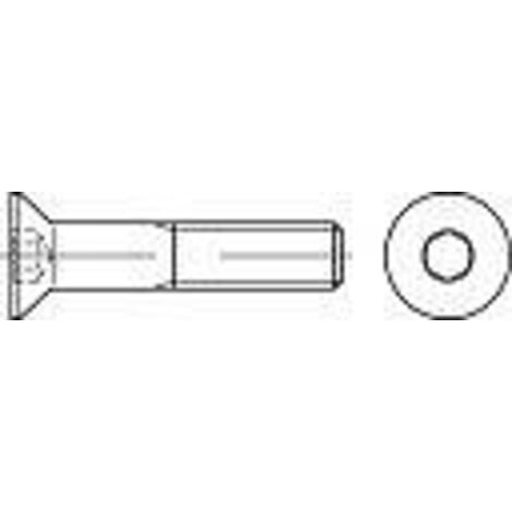 TOOLCRAFT 401649 - VITI A TESTA SVASATA M6, 20 MM, A ESAGONO INCASSATO, DIN 7991, ISO 10642, IN ACCIAIO INOX, 50 PEZZI
