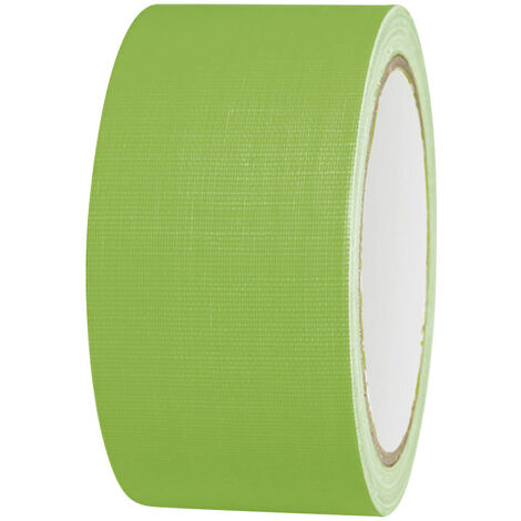 TOOLCRAFT 80FL5025GC 80FL5025GC Gewebeklebeband 80FL5025GC Neongrün (L x B) 25 m x 50 mm 1 St.