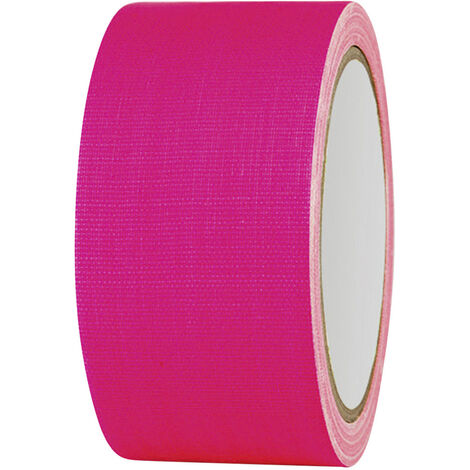 TOOLCRAFT 80FL5025PC 80FL5025PC Gewebeklebeband 80FL5025PC Neonpink (L x B) 25 m x 50 mm 1 St.