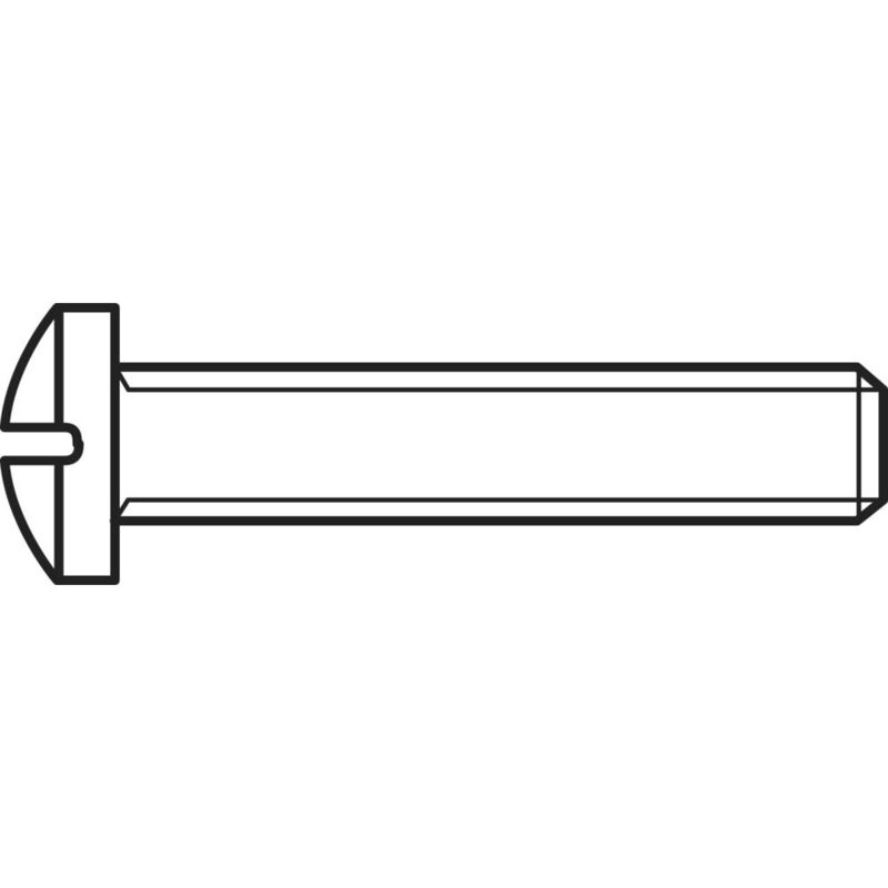 Toolcraft - 818585 Viti a testa bombata M2.5 6 mm