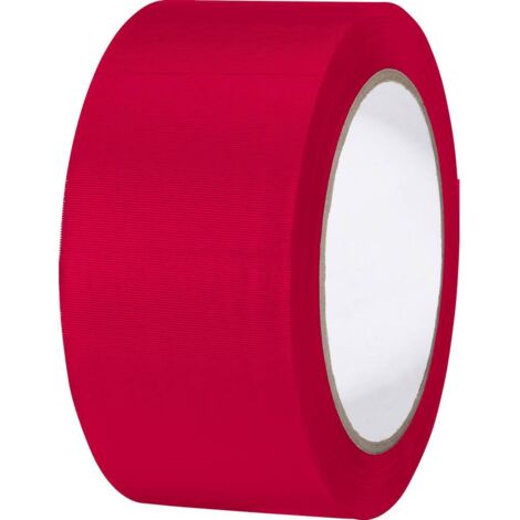 TOOLCRAFT 832450R-C 832450R-C Nastro adesivo in PVC Rosso (L x L) 33 m x 50 mm 1 pz.