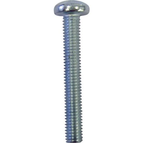 Toolcraft 145940 viti a testa bombata m5 8 mm croce philips din 7985 acciaio