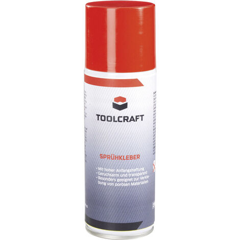 TOOLCRAFT 886523 Sprühkleber 200 ml mit Variablem Sprühkopf