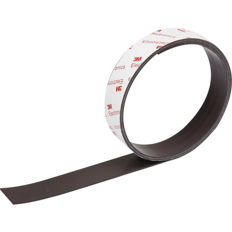 TOOLCRAFT  92013c159 Magnetklebeband  Anthrazit (L x B) 1 m x 25 mm 1 St.