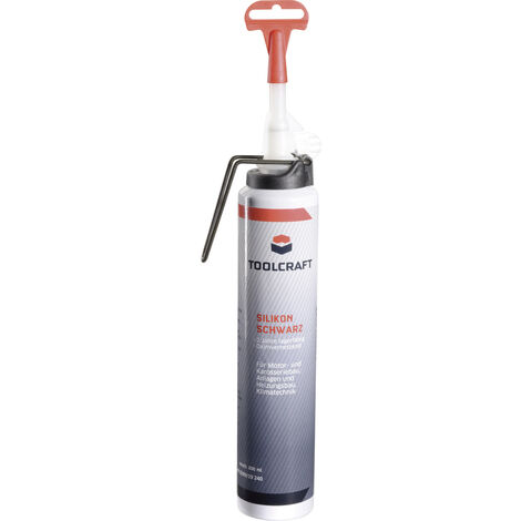 TOOLCRAFT Blacksil Silikon Herstellerfarbe Schwarz SIB.K200 200 ml