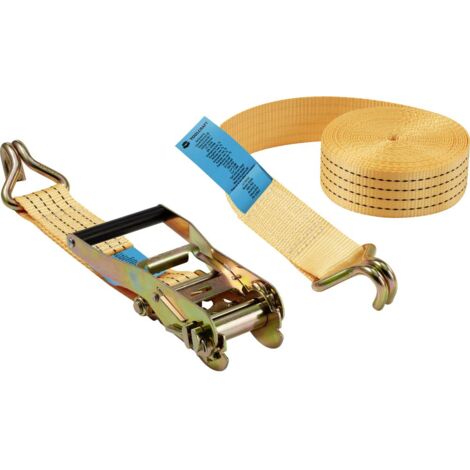 TOOLCRAFT Cinghia di fissaggio doppia Capacità di carico in trazione diretta (singola/diretta)=2000 daN (L x L) 8000 mm