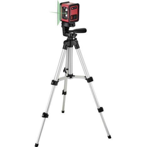 TOOLCRAFT CL12-G Laser en croix avec trépied, autonivelant, Laser vert Portée (max.): 12 m Y422172