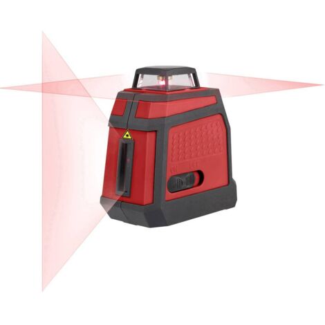 TOOLCRAFT CL18-360 Laser en croix autonivelant, avec sacoche, avec laser à 360° Portée (max.): 18 m