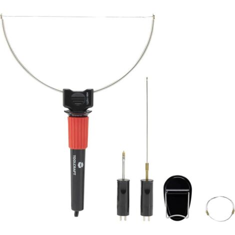 Toolcraft – Cutter polystyrène 7W – Température de coupe 300°C – 3 accessoires interchangeables – TO6685155