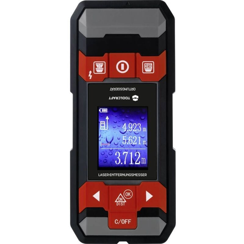 Scanner mural avec télémètre laser Toolcraft ldm D30