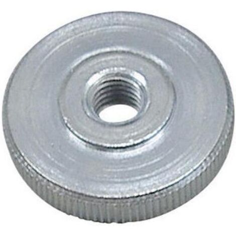 TOOLCRAFT DIN 467 Dadi zigrinati M3 DIN 467 Acciaio zincato 10 pz.