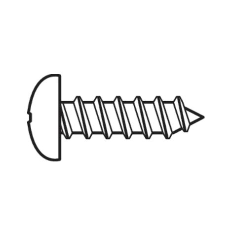 TOOLCRAFT DIN7981 C-H 2,9c4,5 (100) Vis à tôle à tête bombée 2.9 mm 4.5 mm cruciforme DIN 7981 acier galvanisé 100 pc(s) C66009