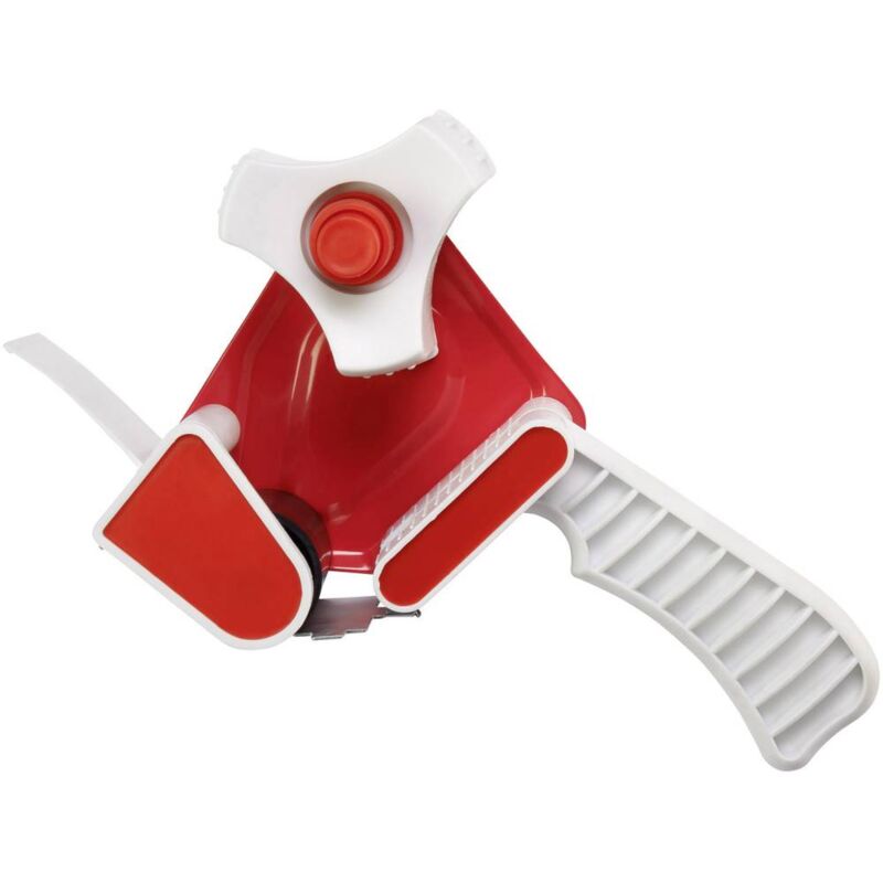 Image of Dispenser per nastro adesivo Rosso, Bianco Larghezza rotolo (max.): 50 mm - Toolcraft