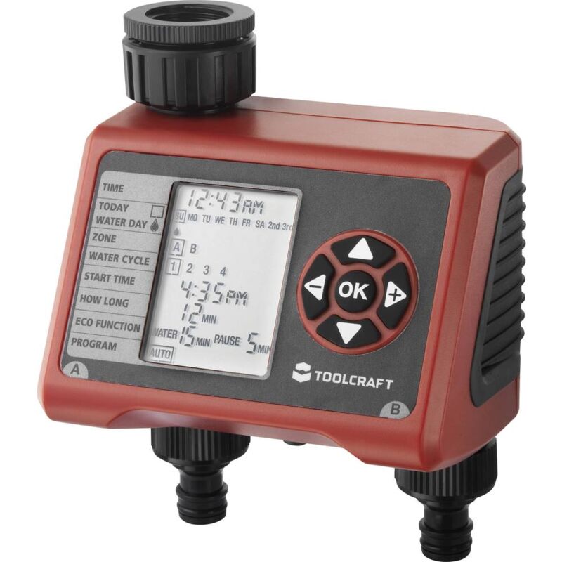 Commande d'arrosage Toolcraft Easy Duo TO-7141443