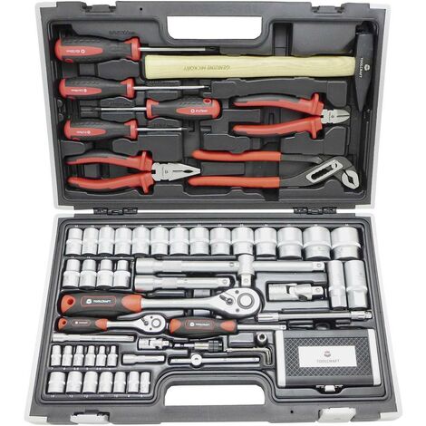 TOOLCRAFT HT03408 819444 pour professionnels Jeu doutils en valise 109 pièces