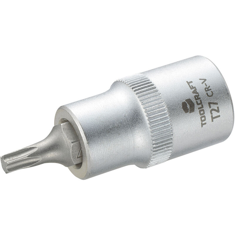 Toolcraft - 816164 Innen-sechsrund (tx) Steckschlüssel-bit-einsatz T 27 1/2' (12.5 Mm)